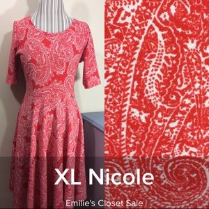 EUC LuLaRoe Nicole Dress